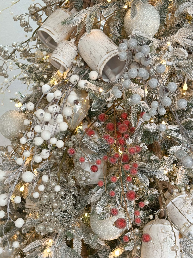 Rama de berries congeladas con caida (4 colores)