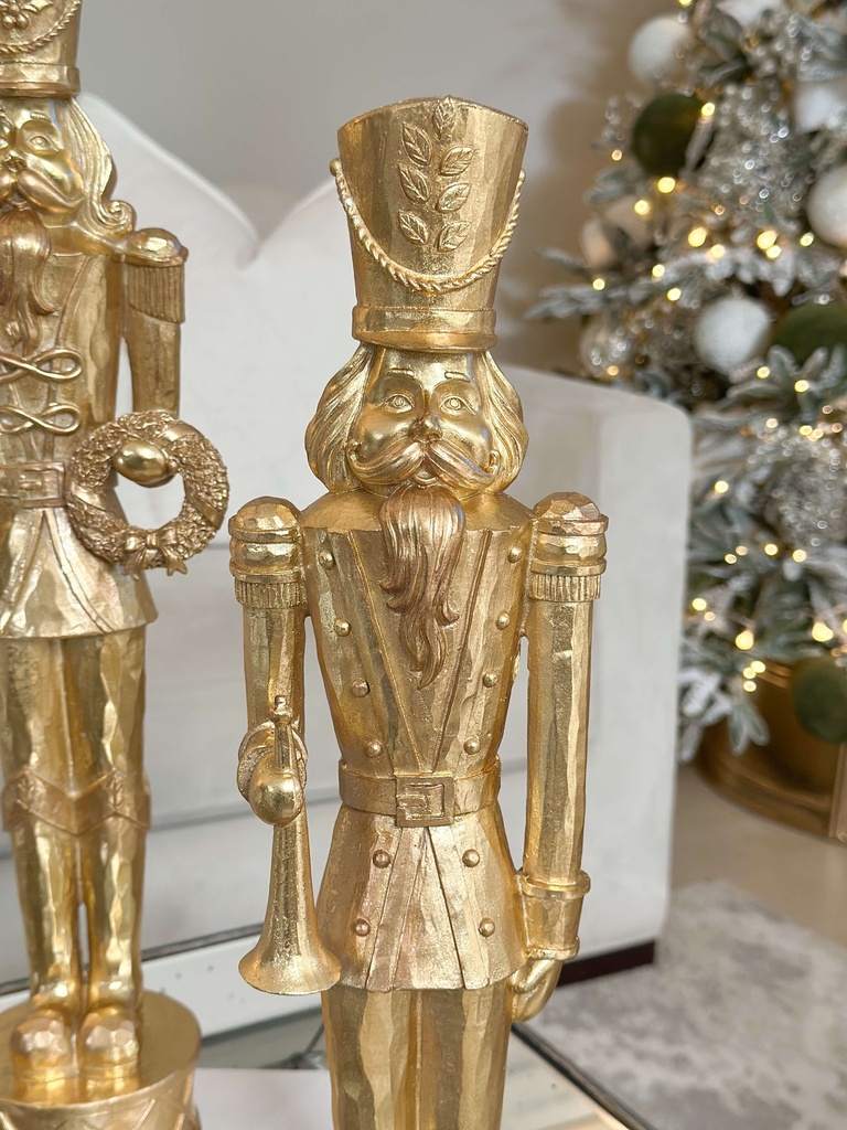 Nutcrackers dorados altos (2 estilos)