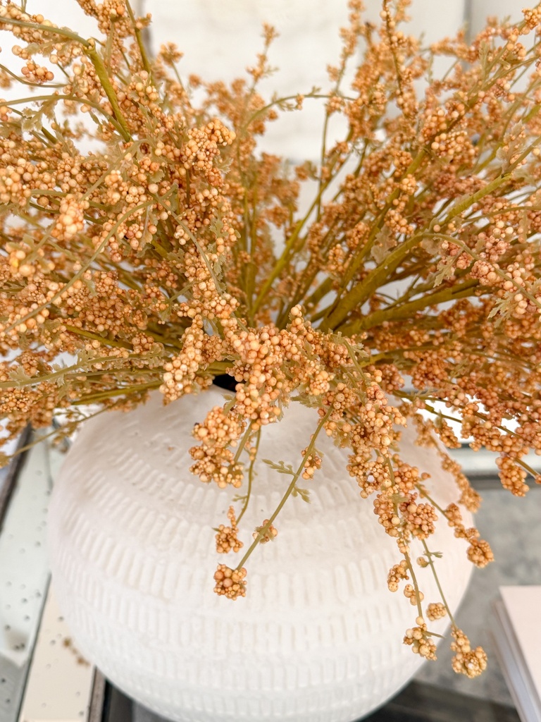 Rama silvestre taupe y dorado