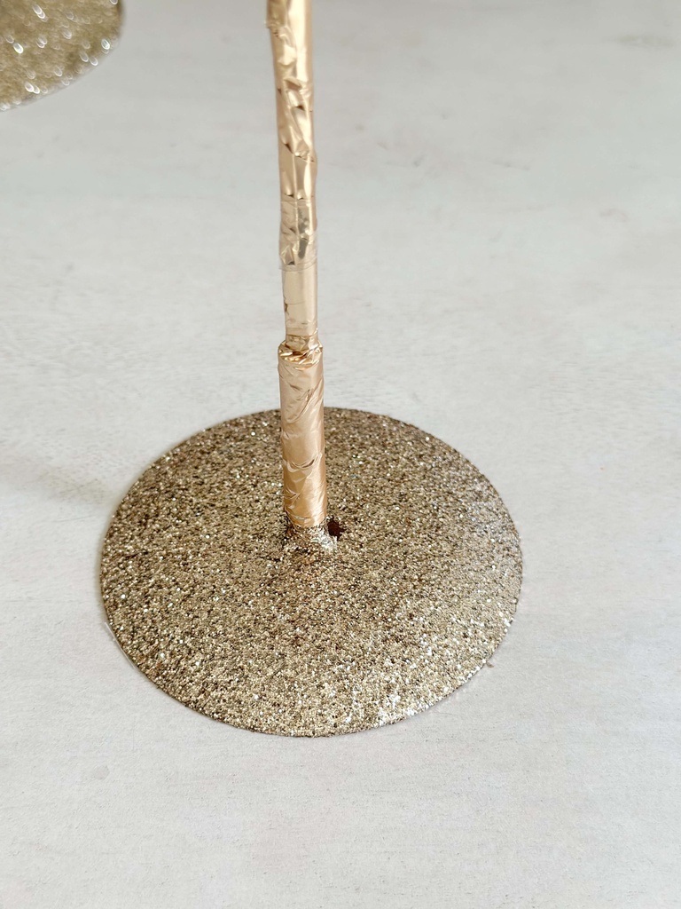 Arbol Dorado con Cristales (3 Tamaños)