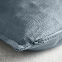 Forro de cojin azul grisaceo