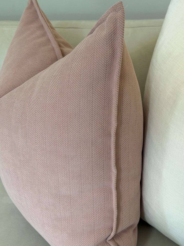 Forro de cojin euro rosa palido