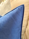 Forro de Cojin Velvet Azul