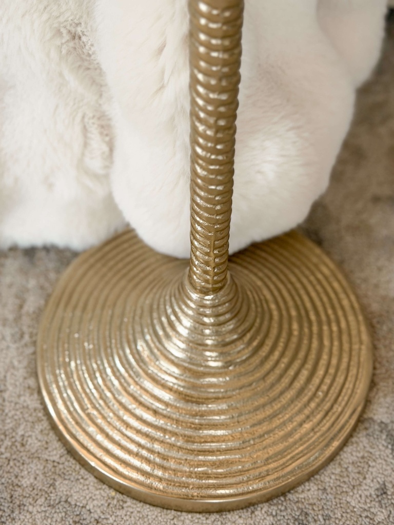 Mesita redonda top de Travertino