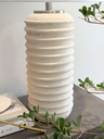Lampara con textura crema