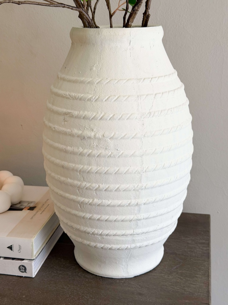 Base blanca trenzada