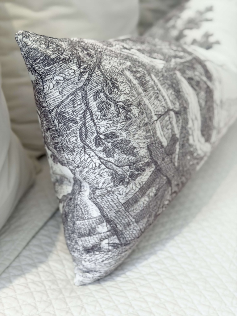 Lumbar oversized relleno de plumas Paisaje
