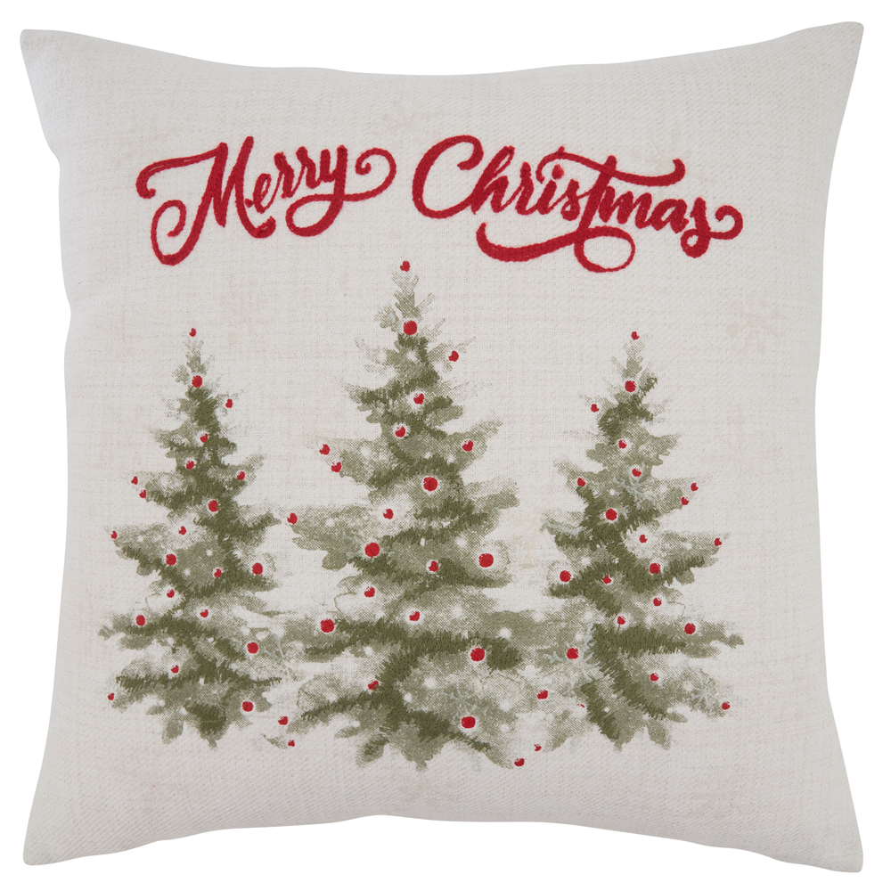 Cojin con estampado navideño