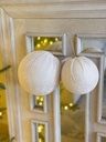 Esfera velvet crema (2 Tamaños)