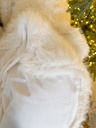 Throw blanco peludo