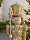 Nutcracker dorado oversized con luz led