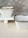 Snack Bowl cuadrado (2 colores)