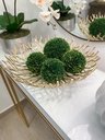 Set de 3 esferas decorativas pequeñas
