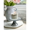 Beaded candle/cupcake stand