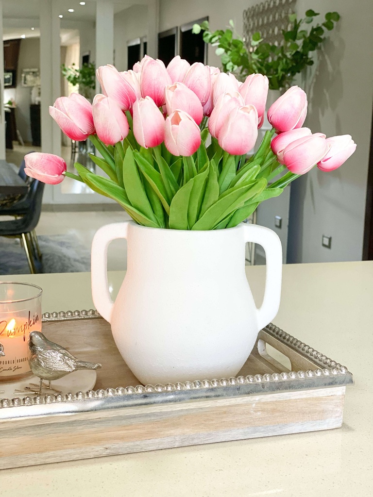 Bunch de 7 Tulipanes Rosa y Magenta