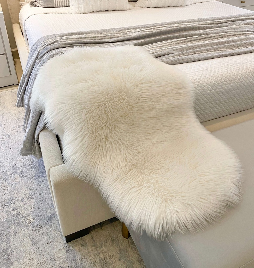 Faux Lambskin Rug