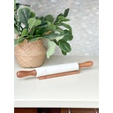 Rodillo de marmol con base de madera