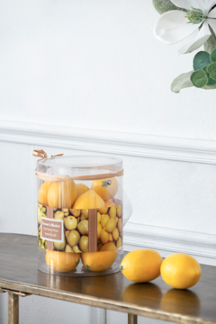 Set de 10 limones decorativos