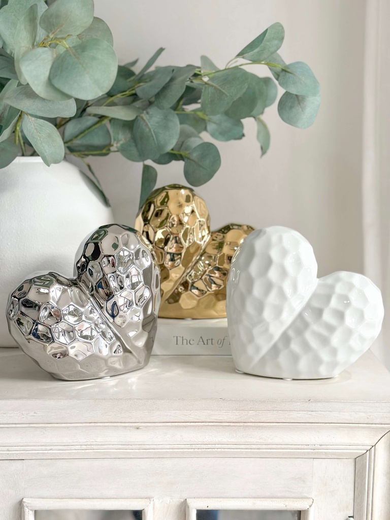 Corazon de ceramica (3 Colores)