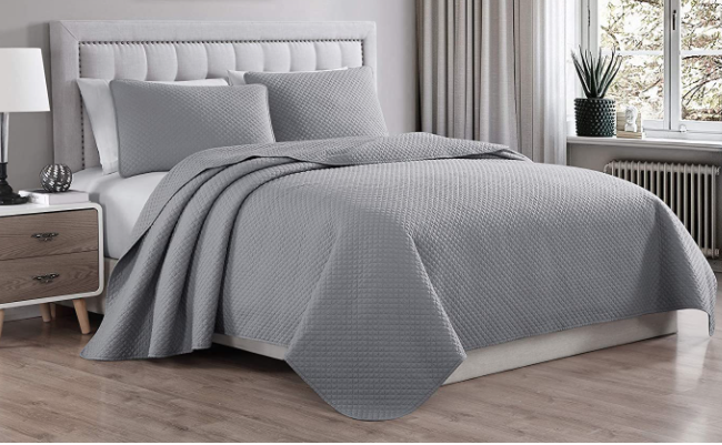 Quilt Set Elli Gris Claro