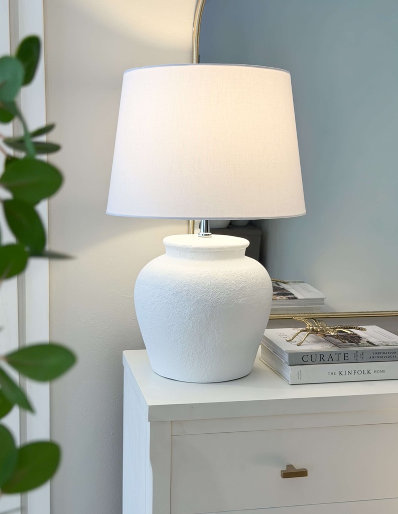 Lampara white concrete