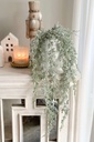 Rama de flocked cedar colgante