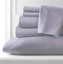 Juego de sabanas lila lisas