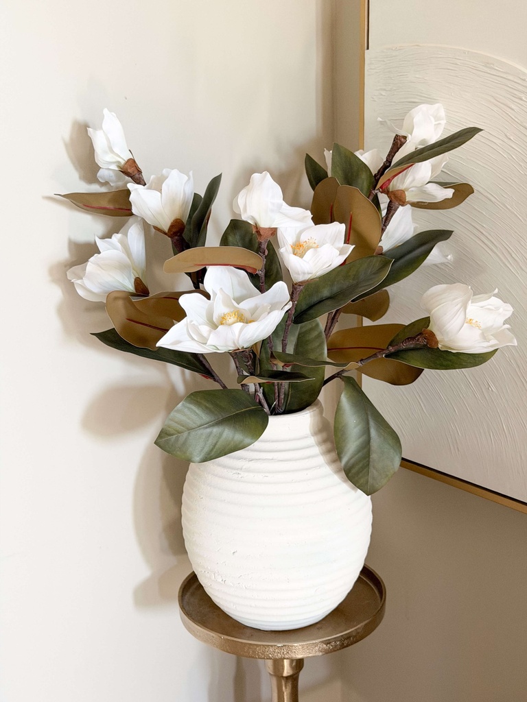 Rama de magnolia con 3 flores