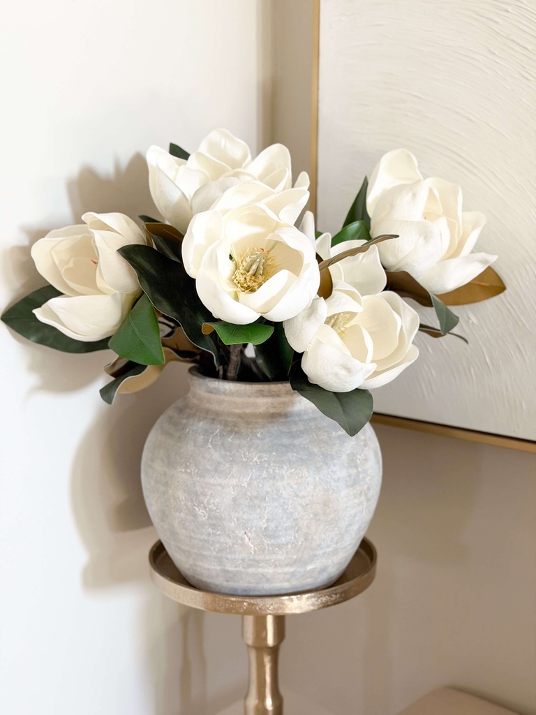 Rama de magnolia blanca