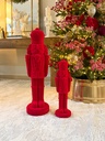Nutcrackers rojos Velvet (2 tamaños)