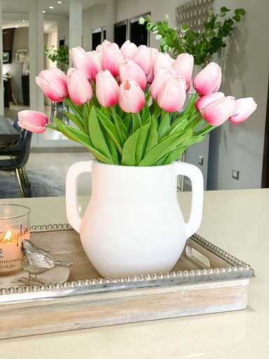 Bunch de 7 Tulipanes Rosa y Magenta