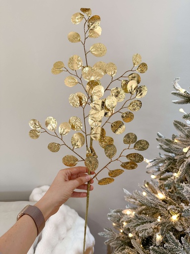 [91574] Rama Eucalipto dorada