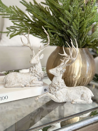 [91583] Set de 2 venados con corona