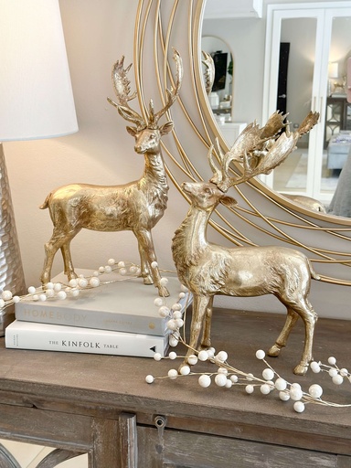 [XD323.GL15 / XD322.GL17] Set de 2 venados dorados