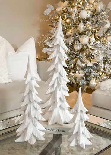[68940] Set de 3 Arboles Blancos