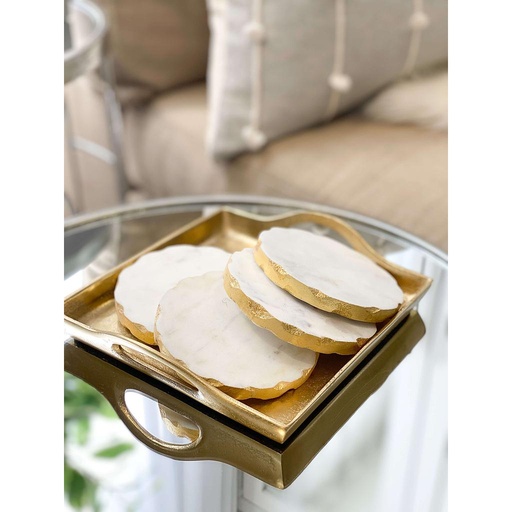 [70090] Set de 4 vaseras redondas orilla rasgada