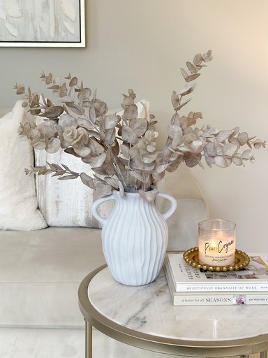 [95156] Rama de eucalipto champagne cenizo