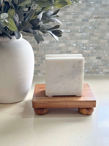 [792911] Servilletero de marmol