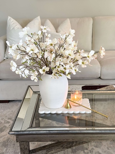 [6411-W] Rama Cornejo blanca