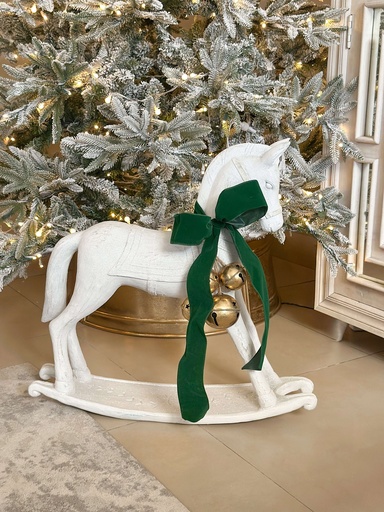 [4511684] Caballo blanco escarchado oversized