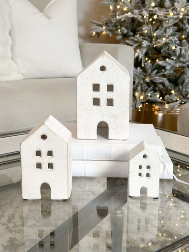 [PDCP2402] Set de 3 casas de cemento