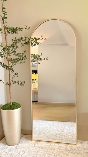 [83634-GOLD] Espejo Celine de piso