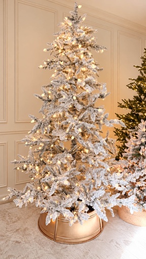 [SA5776] Arbol de navidad nevado de pino suizo