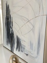 Cuadro abstracto marco champagne