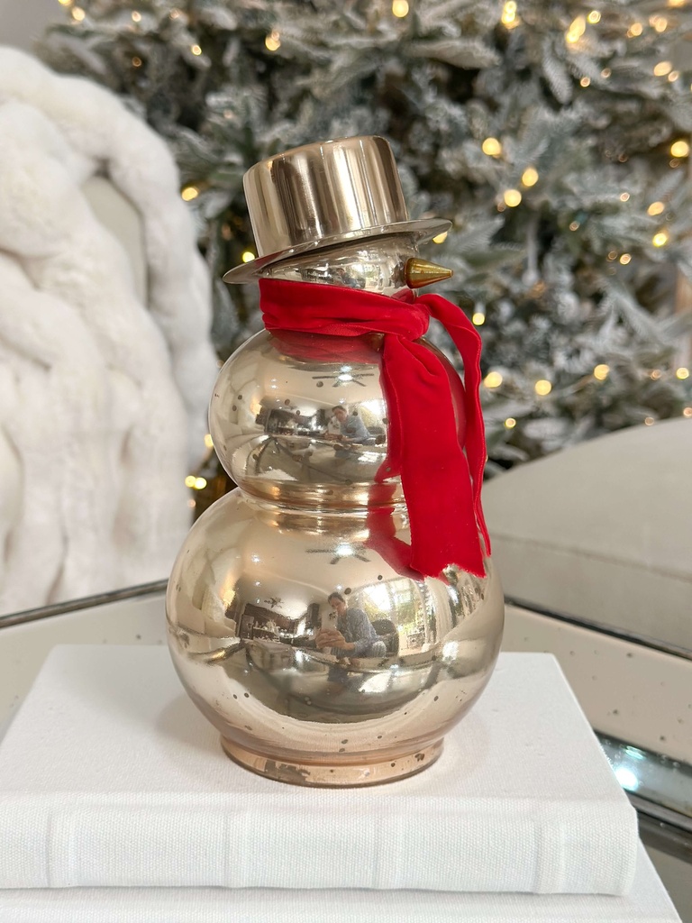 Snowman dorado de mercury