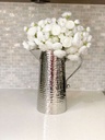 Pichel de aluminio plateado