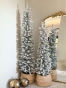 Arbol nevado iluminados (2 Tamaños)