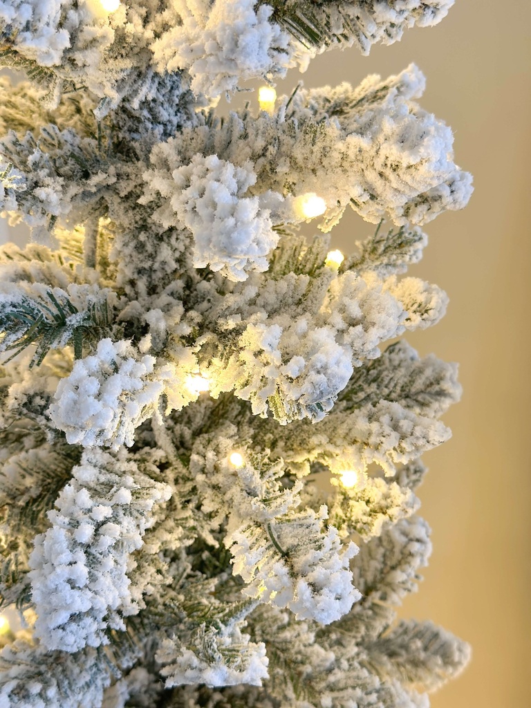 Arbol nevado iluminados (2 Tamaños)