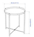 Tray table blanco
