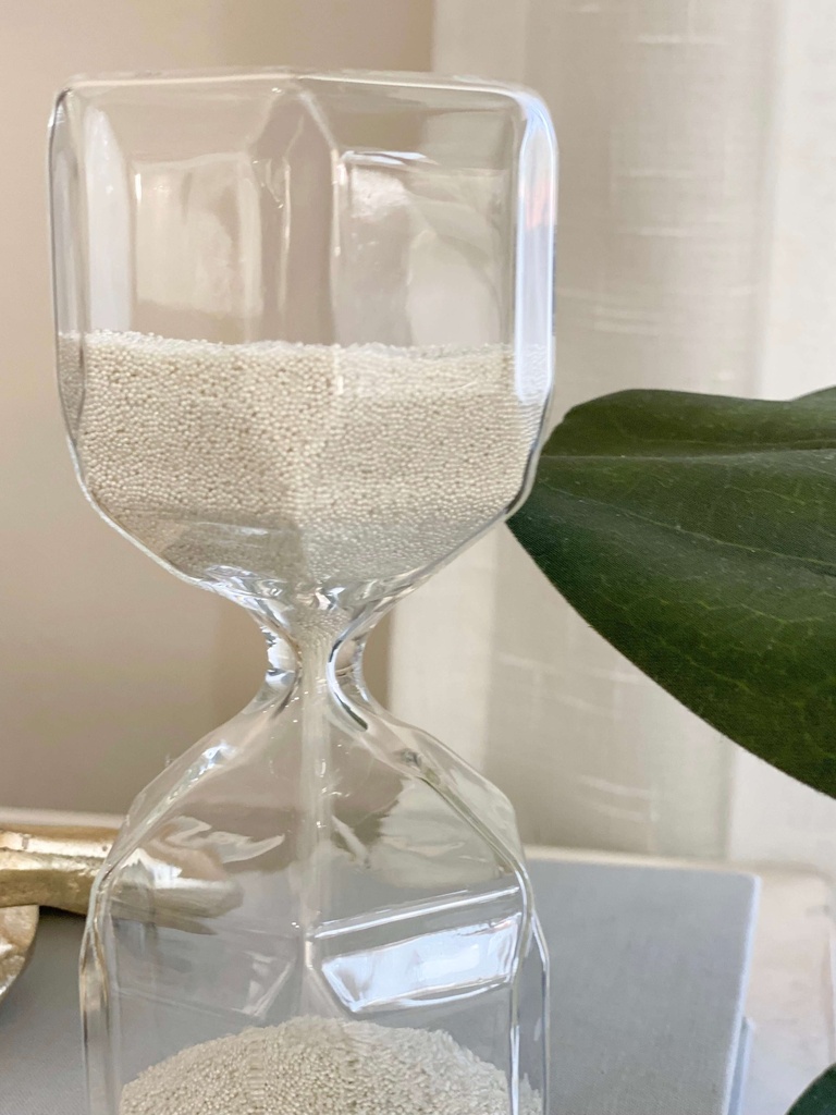 Reloj de Arena Blanco
